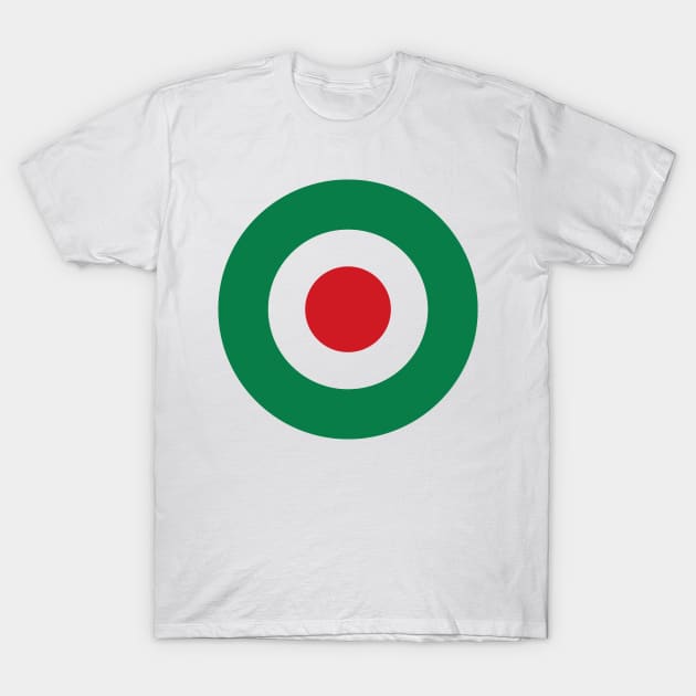 Italy Aviation shield T-Shirt by JewelryArcade